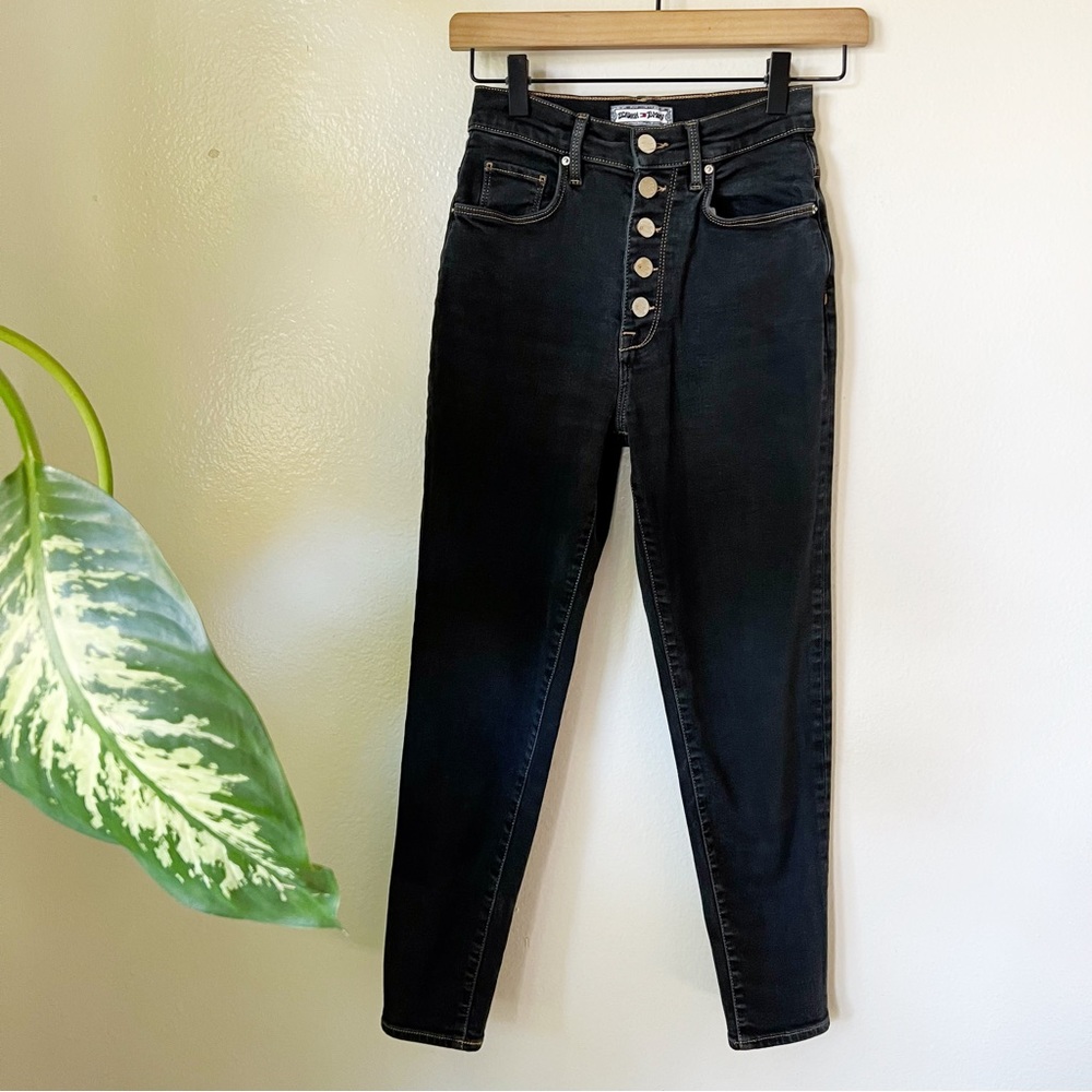 Tommy Hilfiger x Zendaya | Button Fly High Rise Skinny Jeans